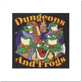 Dungeons and Frogs Posters and Art